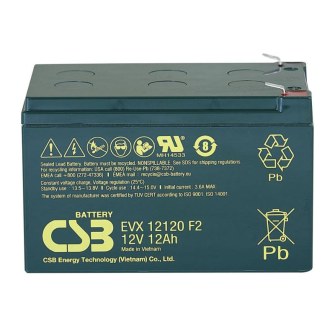 CSB EVX12120F2 12V 12Ah Pb