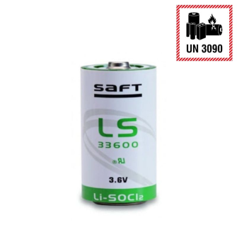SAFT LS33600 Mono D 3.6V 17Ah Lithium