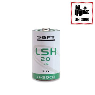 SAFT LSH20 Mono D 3.6V 13Ah Lithium