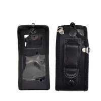 HYTERA Funkholster Leder / G&amp;#252;rtelclip / 2x D-Ring / f&amp;#252;r Z1P