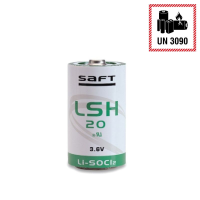 SAFT LSH20 Mono D 3.6V 13Ah Lithium