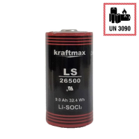 KRAFTMAX LS26500 Baby C 3.6V 9Ah Lithium LiSOCl2